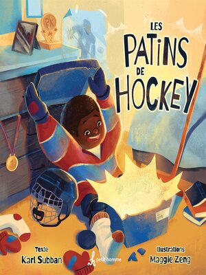 cover image of Les patins de hockey